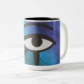 Tasse 2 Couleurs L'oeil de Huros. (Devant droit)