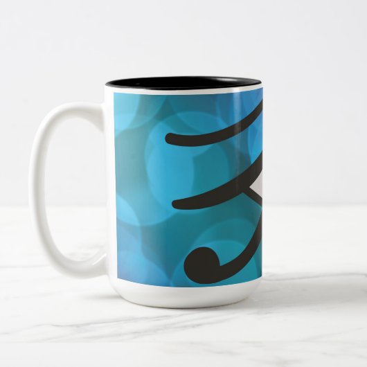 Tasse 2 Couleurs L'oeil de Huros. (Gauche)