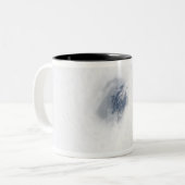 Tasse 2 Couleurs L'oeil de l'ouragan Rita (Devant gauche)