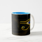Tasse 2 Couleurs L'oeil du Horus (Devant droit)
