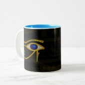 Tasse 2 Couleurs L'oeil du Horus (Devant gauche)