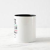 Tasse 2 Couleurs L'oeil est un optométriste drôle d'optométrie (Centre)