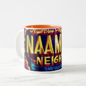 Tasse 2 Couleurs Logo 3D Noor (Devant gauche)
