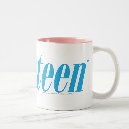 Tasse 2 Couleurs Logo-Aqua dix-sept (Droit)
