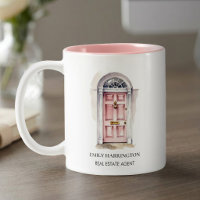 Logo aquarelle Porte Rose Agent immobilier