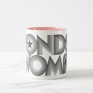 Tasse 2 Couleurs Logo B&W Wonwoman 3