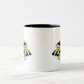 Tasse 2 Couleurs Logo Batman avec voitures (Centre)