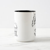 Tasse 2 Couleurs Logo (blanc) (Centre)