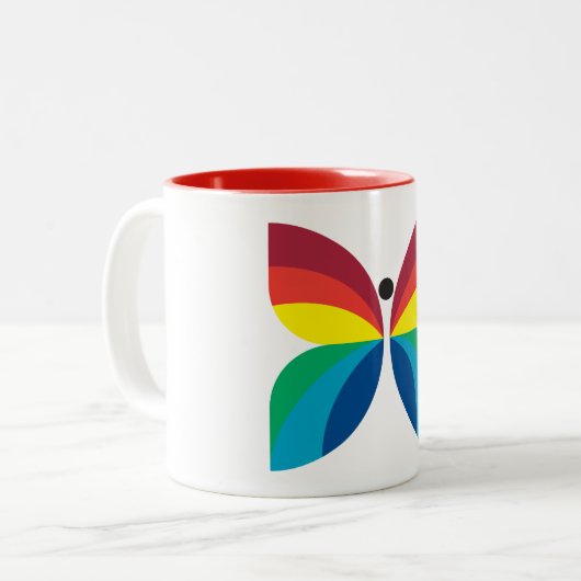 Tasse 2 Couleurs Logo CBC 1966 (Devant gauche)