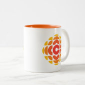 Tasse 2 Couleurs Logo CBC 1974 (Devant droit)