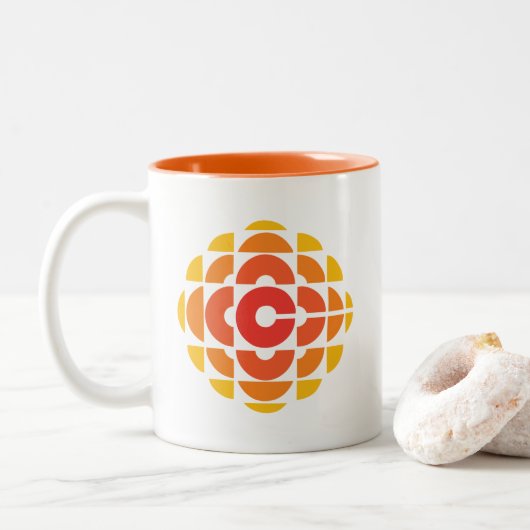 Tasse 2 Couleurs Logo CBC 1974 (Avec donut)