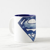 Tasse 2 Couleurs Logo Cloud Supergirl (Devant gauche)