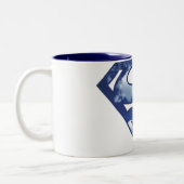 Tasse 2 Couleurs Logo Cloud Supergirl (Gauche)