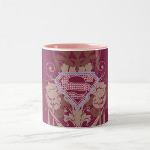 Tasse 2 Couleurs Logo de bijou de Supergirl