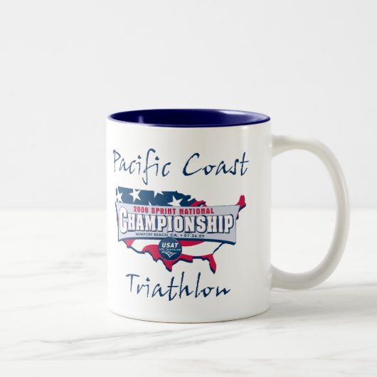 Tasse 2 Couleurs Logo de champion (Droit)