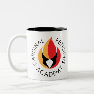 Tasse 2 Couleurs Logo de clôture cardinal d'académie