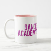 Tasse 2 Couleurs Logo de danseurs de couleur d'académie de danse (Gauche)