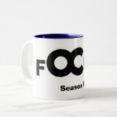 Tasse 2 Couleurs logo de foyer, saison 30 (Devant gauche)