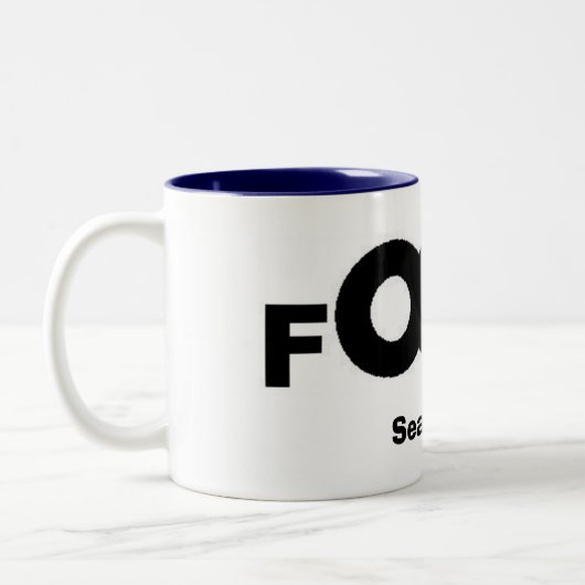Tasse 2 Couleurs logo de foyer, saison 30 (Gauche)
