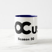 Tasse 2 Couleurs logo de foyer, saison 30 (Centre)