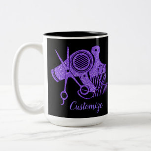 Tasse 2 Couleurs Logo de la liste des cheveux violets