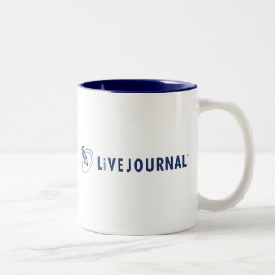 Tasse 2 Couleurs Logo de LiveJournal horizontal
