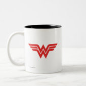 Tasse 2 Couleurs Logo de Red Wonder Woman (Gauche)
