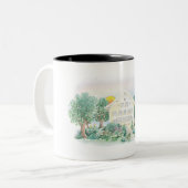 Tasse 2 Couleurs Logo de Villa San Esprit® (Devant gauche)
