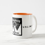 Tasse 2 Couleurs Logo de Wonderhussy Adventures (Devant droit)