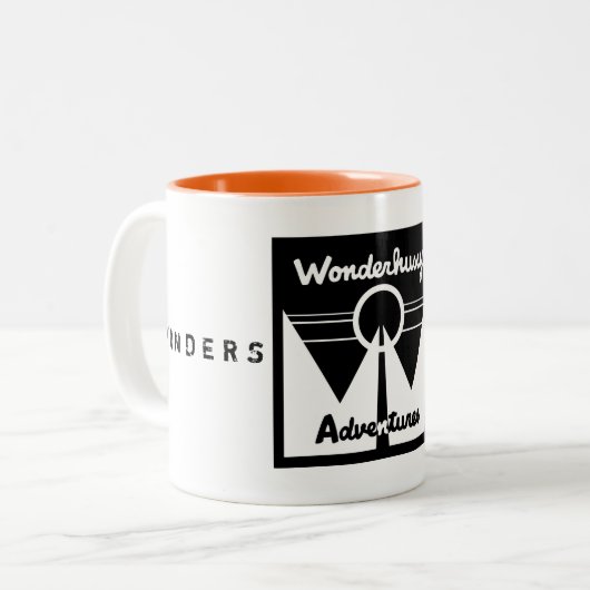 Tasse 2 Couleurs Logo de Wonderhussy Adventures (Devant gauche)