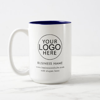 Tasse 2 Couleurs Logo d'entreprise Collègues Evénement Personnalisé