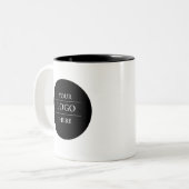 Tasse 2 Couleurs Logo d'entreprise personnalisé (Devant gauche)