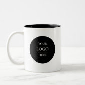 Tasse 2 Couleurs Logo d'entreprise personnalisé (Gauche)