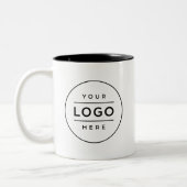 Tasse 2 Couleurs Logo d'entreprise personnalisé (Gauche)