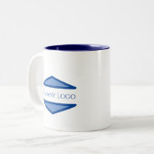 Tasse 2 Couleurs Logo d'entreprise personnalisé (Devant gauche)