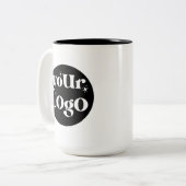 Tasse 2 Couleurs Logo d'entreprise personnalisé (Devant gauche)