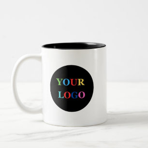 Tasse 2 Couleurs Logo d'entreprise personnalisé pour les entreprise