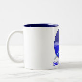 Tasse 2 Couleurs Logo des textes de SeaMonkey (Gauche)