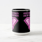 Tasse 2 Couleurs Logo Diamond Sensibilisation au Cancer du Sein Noi (Centre)