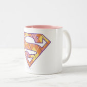 Tasse 2 Couleurs Logo du Jacquard Supergirl (Devant droit)