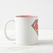 Tasse 2 Couleurs Logo du Jacquard Supergirl (Gauche)