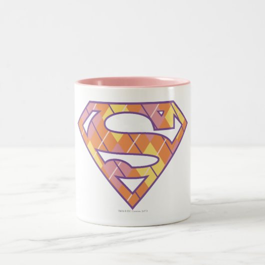 Tasse 2 Couleurs Logo du Jacquard Supergirl (Centre)