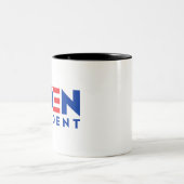 Tasse 2 Couleurs Logo du président Biden (Centre)