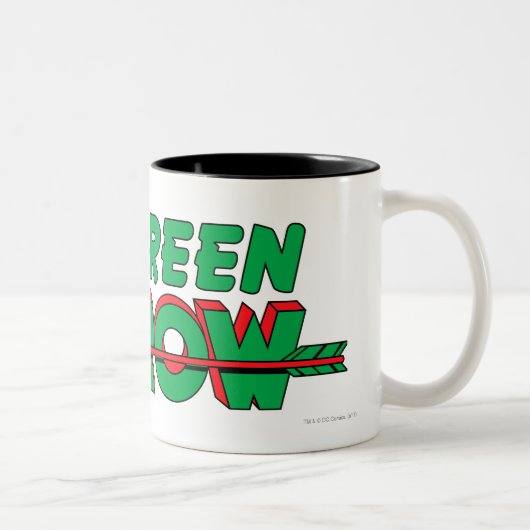 Tasse 2 Couleurs Logo Flèche verte 2 (Droit)