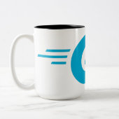Tasse 2 Couleurs Logo Golang (Go Programming Language) (Gauche)