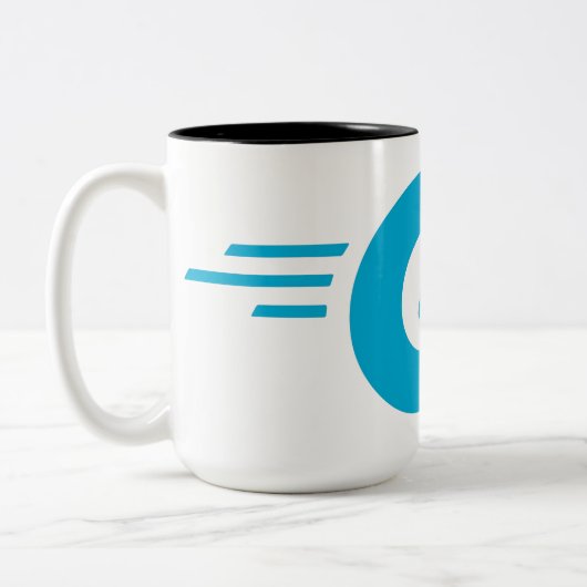 Tasse 2 Couleurs Logo Golang (Go Programming Language) (Gauche)