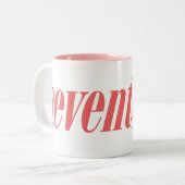 Tasse 2 Couleurs Logo-LtPink dix-sept (Devant gauche)