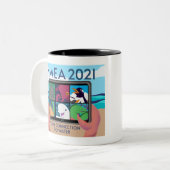 Tasse 2 Couleurs Logo NMEA 2021 - Complet (Devant gauche)