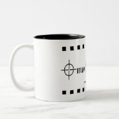 Tasse 2 Couleurs Logo noir d'OMP (Gauche)