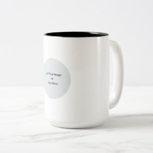 Tasse 2 Couleurs Logo ou image professionnelle personnalisée